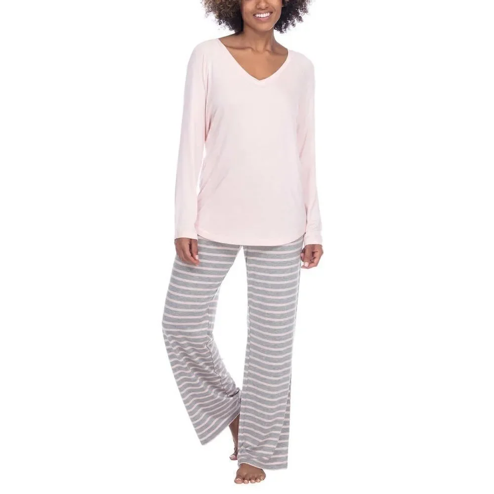 HONEYDEW Ladies Soft Stretch 3-piece Pajama Set